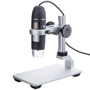 Amscope 10X-200X 2MP Handheld USB Digital Microscope With LED Illumination & Metal Stand UTP200X020MP